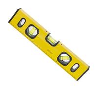 SHENGYIG Basics Nivel de burbuja magnético de aleación de aluminio resistente a los golpes, de 30 cm, plomada/nivel/burbujas, 180, 90 y 45 grados, Amarillo,negro