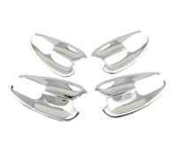 SHENHUO Manijas exteriores de las puertas del automóvil Manija de puerta exterior izquierda coche ABS para moldura cuenco cromada, 8 piezas para Outback 2015-2017