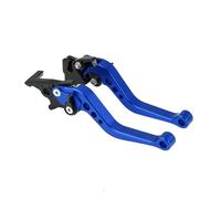 SHENHUO Palanca de freno de embrague de motocicleta Palancas de freno universales para motocicleta, accesorios, bocina modificada, palanca mano ajustable GY6(Azul)