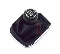 SHENHUO Perillas de palanca de cambios Perilla de cambio marchas 23 mm con marco negro para Volkswagen,para VW,para Golf 4 IV,para MK4,GTI,R32,para Bora(5,6Speed)
