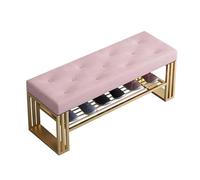 SHENJIA Banco organizador de zapatos con asiento acolchado, banco otomano de entrada, zapatero versátil para pasillo y dormitorio, ideal para espacios de entrada organizados