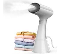 Shenjia Steamer para Ropa Portátil, Vapor Turbo para Desarrugar, Calentamiento Rápido en 20 Segundos, Ideal para Hogar y Oficina