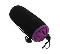 SHENJMAI Bolsa gruesa de neopreno para cámara, funda protectora para lentes, resistente al agua, bolsa de almacenamiento para accesorios y cinturón, Black, Talla única, Estilo único