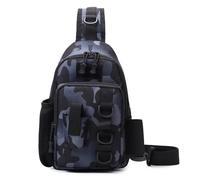 SHENJMAI Bolsa para caña de Pescar Bolsa de Pecho for Pesca con portacañas, Bolsa táctica for Deportes Caza, Senderismo, Escalada, Ciclismo, riñonera for Aparejos(Gray)