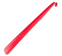 SHENJMAI Calzador largo 2 piezas de 58,5 cm, fácil usar, plástico, con mango largo, for zapatos, calzador profesional for mujeres y hombres, cuchara(2pcs Red)