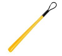 SHENJMAI Calzador largo Calzador de plástico con mango largo, útil herramienta for levantar zapatos, gancho for cuchara, herramientas for embarazadas(62cm Yellow)