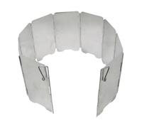 SHENJMAI Cortavientos hornillo Camping Estufa Plegable de 9 Placas con Pantallas antiviento for Acampar al Aire Libre, Cocina Gas, Equipo Camping aleación Aluminio Resistente Viento