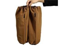 SHENJMAI Mangas impermeables para brazos 1 par de mangas protectoras impermeables invierno for adultos, for oficina, tareas del hogar, cocina, accesorios limpieza(Brown)