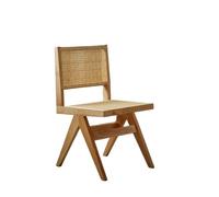 SHENJMAI Silla Plegable de Madera La Sala de Estar Madera la meditación preside los Muebles Plegables Modernos del Comedor Las sillas(Color 1)