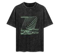 SHENLENEIYI Molchat Doma Etazhi Unisex Tops Printed Mens Black T-Shirt S