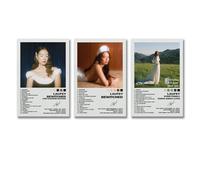 ShenMou Laufey - Póster firmado con álbum Cocver, juego de 3 pósteres de lienzo, estéticos, para habitación, festival, regalo, decoración de dormitorio familiar, arte de pared, 20 x 30 cm, estilo de 3