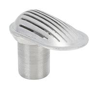 Shenprymic Filtro de Entrada para Barco Marino de 2 Pulgadas, Pala filtradora de captación de Agua a través del Casco en Acero Inoxidable, Filtro de Entrada 316 Resistente a la corrosión para