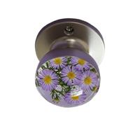 Shenrongtong Tirador de Cajón,Tiradores Florales Para Puertas De Alacena | Decoración Antidesgaste Para Armarios De Cocina Y Dormitorio