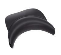shenruifa 1 cuenco de silicona para champú, cojín cervical, diseño ergonómico, 18,7 cm, color negro
