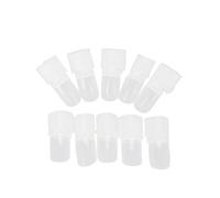 Shenruifa 10 Piezas Soporte Protector de Barniz de Esmalte de Uñas Manicura Dedo Nail Art Tips Cover