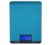 shenruifa Báscula de cocina digital, alta precisión, capacidad de 15 kg | Diseño impermeable, fácil de limpiar, batería de litio recargable, control por botón táctil