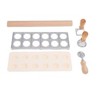 shenruifa Cortador de raviolis cuadrado multifuncional para raviolis con 12 agujeros para cocinar
