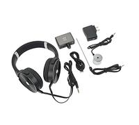 shenruifa Detector de fugas de tubería de agua subterránea, intensificador de sonido mejorado de alta resistencia con auriculares AC100-240V para construcción de sitios (enchufe de EE. UU.)