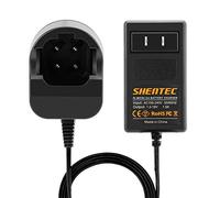 Shentec Cargador Ni-Cd de 4,8 V y 7,2 V compatible con Dremel 755-01 757-01 5000755-01 7700-01 7700-02 7300 Pod Style Battery (no para batería 757)