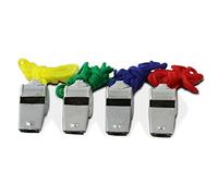 Shentian 24 x silbido de metal silbato y silbido de supervivencia