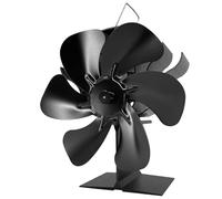 Shenyini Ventiladores de estufa para chimeneas，Ventiladores de chimenea, 6 piezas, Ventiladores de chimenea de 6 piezas, Ventiladores de estufa de leña/chimenea/chimenea (Estándar)