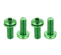 ShenZhenShiShiLiLanTianKeJiYouXianGongSi CNC - Soporte para botellas (4 unidades, M5 x 12 mm), color verde