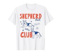 Shepherd Dad Club German Shepherd Dog Owner Fathers Day Camiseta