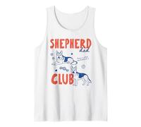Shepherd Dad Club German Shepherd Dog Owner Fathers Day Camiseta sin Mangas