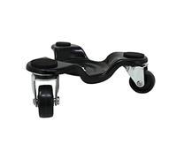 Shepherd Hardware 7299E Tri-Dolly, Negro, Paquete de 4, 6 Pulgadas, Juego de 4 Piezas