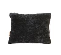 Shepherd of Sweden Cojín de piel de oveja Shepherd Lina 40 x 30 cm negro