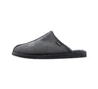 Shepherd of Sweden - Pantuflas de piel de oveja Hugo - Hombres - 100% de piel de oveja real - Sin cordones - Confort - Suaves y calientes - Matt Black - Talla 46