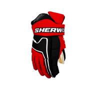 SHER-WOOD Code Encrypt Pro Black/Red/White Senior Guantes de hockey 14″