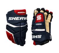 SHER-WOOD Rekker Morph 1 Navy/Red/White Junior Guantes de hockey 12″