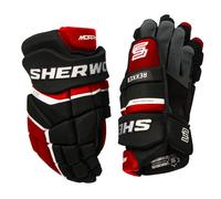 SHER-WOOD Rekker Morph Pro Black/Red/White Junior Guantes de hockey 12″