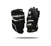 SHER-WOOD Rekker Morph Pro Black/White Junior Guantes de hockey 10″