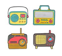 SHERCHPRY 1 Juego Broche De Radio Estropajo Para De Ventanas Botellero Vaso Cenicero Decorativo Decoración Del Hogar Broche Decorativo Pinzas Para Ropa Cintas De Dibujos 4 piezas