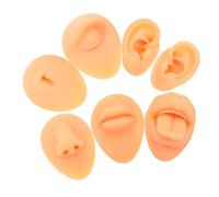 SHERCHPRY 1 Juego De Modelo De Perforación Simulada Prótesis De Orejas Modelo De Perforación Corporal Modelo De Oreja De Silicona Modelo De Boca De Silicona Modelo De Del Cuerpo