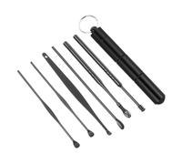 SHERCHPRY 1 Juego Kit De Limpieza De Oídos Inoxidable Para Eliminación De Cerumen Herramientas Prácticas Y Para Uso Diario Viaje Para Mantener La 6 Piezas