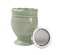 SHERCHPRY 1 Juego masajeador de cuerpo herbario masajeador cervical bote de moxibustión instrumento de fisioterapia masajeador moxa olla de moxa cerámica Green