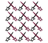 SHERCHPRY 1 Juego surtido de pinzas para el cabello clips de cabello profesional seccionamiento posicionamiento pinza de peluquería de plástico Central de pelo grueso AbS