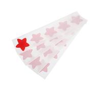 SHERCHPRY 1 Juego Tirita Estrella De Cinco Puntas Parches Vendajes Pequeño Pegatinas Infantiles Vendaje Para Pequeñas Vendas Adhesivas De Polivinilo Rojo 20 Piezas