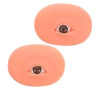 SHERCHPRY 1 Par De Pieles De Práctica De Maquillaje De Ojos Cejas Sombras De Ojos Piel De Silicona Tablero De Práctica De Maquillaje Sombra De Ojos Piel De Práctica Maquillaje Piel