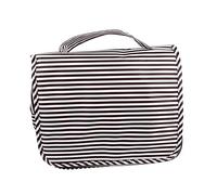 SHERCHPRY 1 Pieza Bolsa De Cosméticos a Prueba De Agua Bolsa De Maquillaje Bolsa De Impresión Sencilla Organizador De Almacenamiento Hecho a Mano Neceser Impermeable Poliéster Coffee