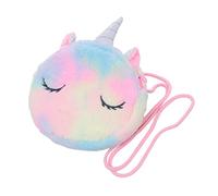 SHERCHPRY 1 Pieza Bolsa de Mensajero de Unicornio Bolso Bandolera Monedero de Unicornio para niñas Storage Bags Sling Bag Bolsa de Hombro Bolsa de Cuerpo Elegante Felpa Colorful