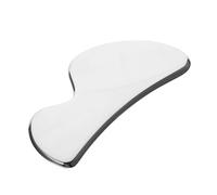 SHERCHPRY 1 Pieza Placa De Desguace Facial Rascador De Cabeza Masajeador Gua Sha Herramientas Herramienta Guasha Para La Cara Tablero De Guasha Acero Inoxidable