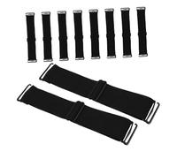 SHERCHPRY 10 Diademas Elásticas Ajustables Para Pelucas De Silicona Para El Cabello Con Agarre Ajustable Color Negro