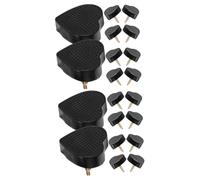 SHERCHPRY 10 Pares De Almohadillas De Tacón Alto En Forma De Corazón Puntas De Talón Tapas De Talón De Repuesto Tapas De Para Reemplazo Consejos De Reparación De Tapas De