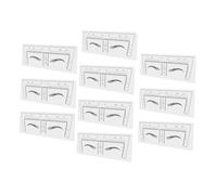 SHERCHPRY 10 Piezas Delineador De Cejas Plantilla Para Cejas Herramienta De Medición Para Maquillaje Uso Salón De Belleza