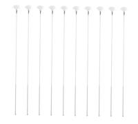 SHERCHPRY 10 Piezas Pluma de Ganso Aguja de Plata Herramientas Limpiadoras de Cerumen para Oído Palillos Reutilizables Limpieza de Oídos Herramienta Práctica para Deshacerse