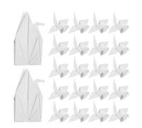 SHERCHPRY 100 Grullas de Origami Blancas Pre-dobladas de 15 Cm, Papel de Origami para Manualidades, Decoraciones de Fiesta, Bodas y Centros de Mesa, Dijes de Grulla para Eventos